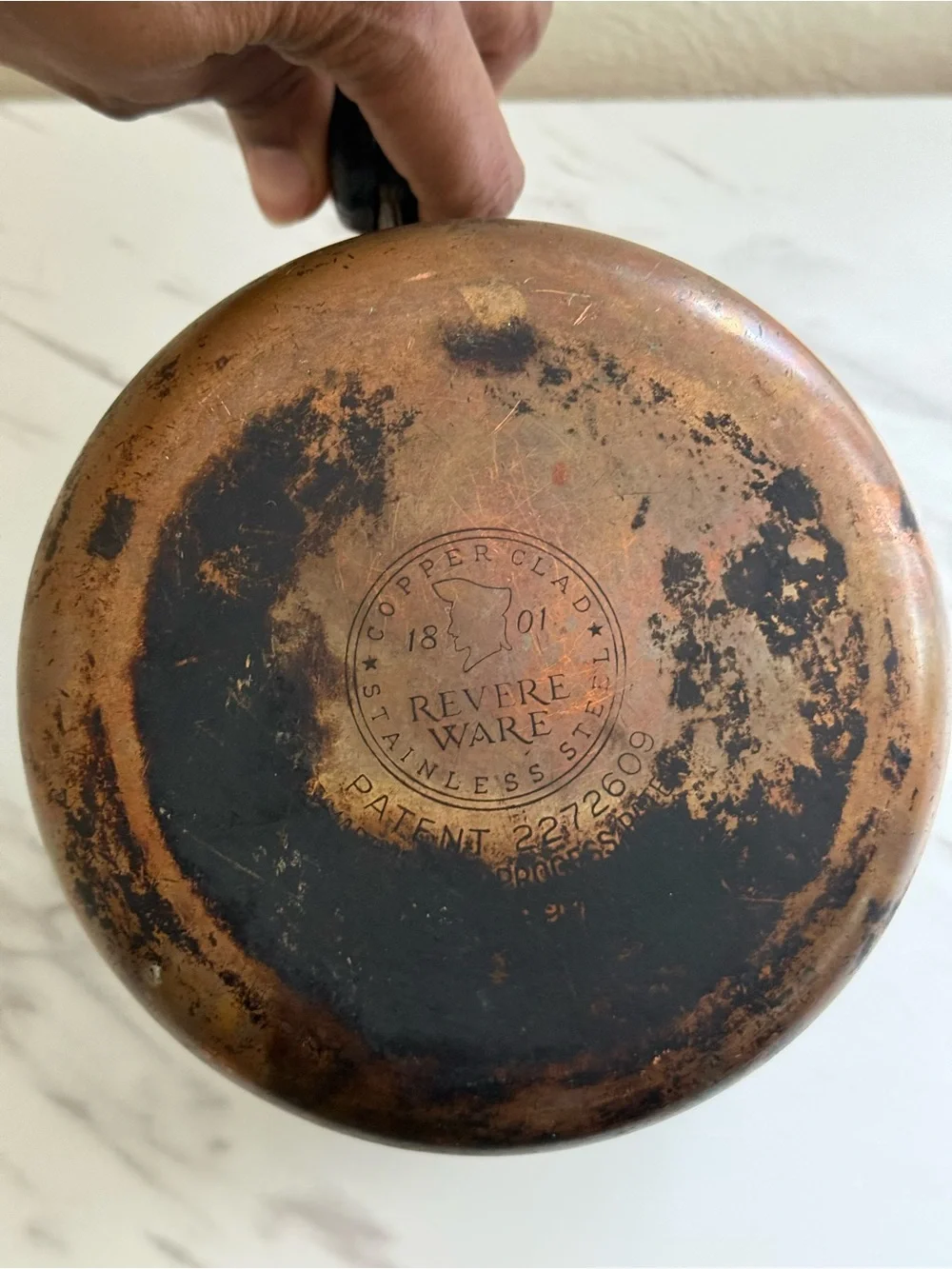 Vintage Revere Ware 1 Cup Measuring Pan Mini Melting Pot Copper‎ Bottom